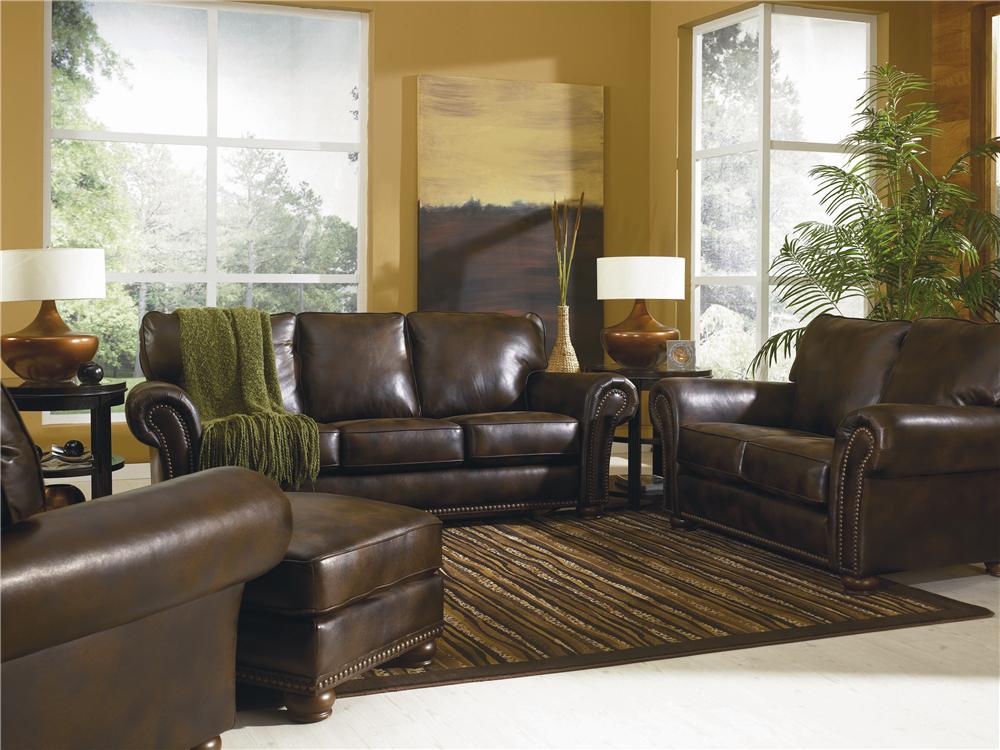 Lane Benson Sofa Sleeper with Nailhead Trim AHFA Sleeper Sofas